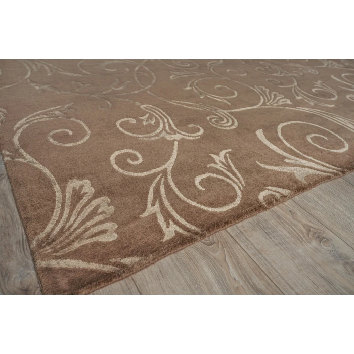 Exquisite Rugs Super Tibetan Chocolate 809686X106 8ft.6in.X10ft.6in. Rect. Rug