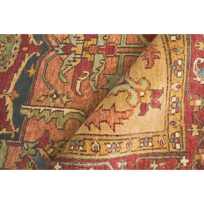 Exquisite Rugs Antique Weave Serapi Red 81449X12 9ft.X12ft. Rect. Rug