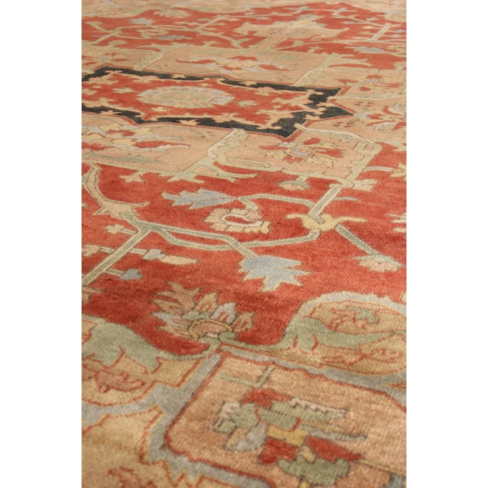 Exquisite Rugs Antique Weave Serapi Red 81449X12 9ft.X12ft. Rect. Rug