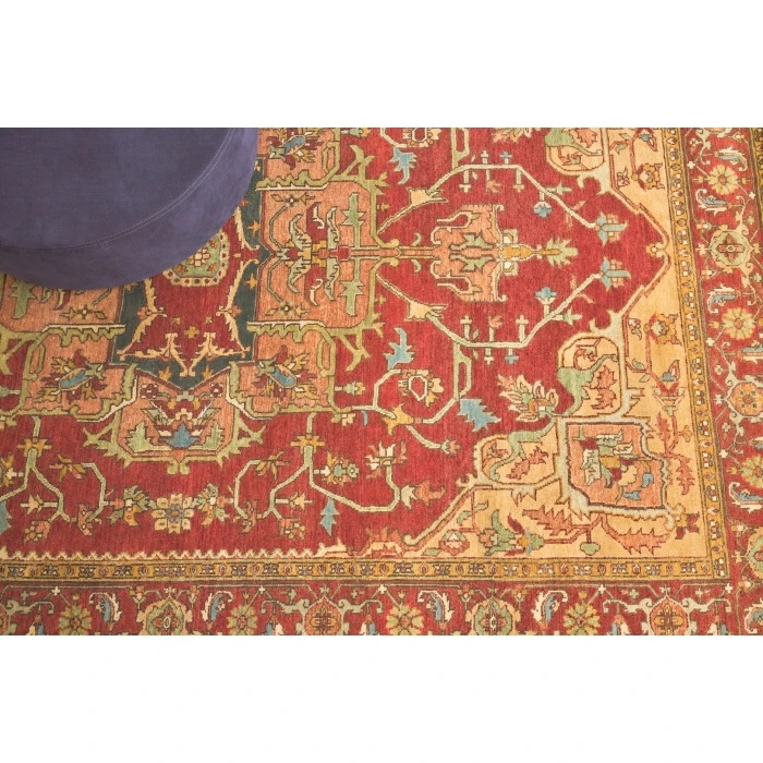 Exquisite Rugs Antique Weave Serapi Red 81449X12 9ft.X12ft. Rect. Rug