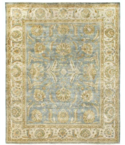 Exquisite Rugs Antique Weave Oushak Light Blue/Ivory 814615X20 15ft.X20ft. Rect. Rug