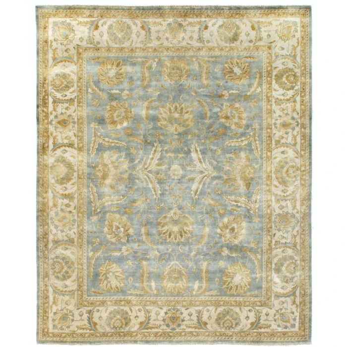 Exquisite Rugs Antique Weave Oushak Light Blue/Ivory 8146136X176 13ft.6in.X17ft.6in. Rect. Rug