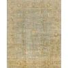 Exquisite Rugs Antique Weave Oushak Light Green/Beige 81476X9 6ft.X9ft. Rect. Rug