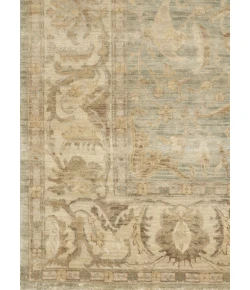 Exquisite Rugs Antique Weave Oushak Light Green/Beige 81476X9 6ft.X9ft. Rect. Rug