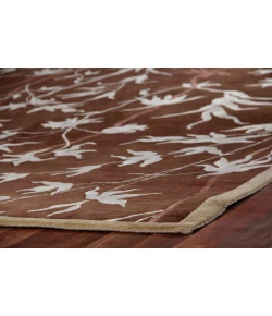 Exquisite Rugs Milano Velvet Brown/Ivory 82128X10 8ft.X10ft. Rect. Rug