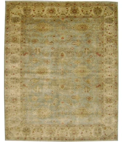 Exquisite Rugs Antique Weave Oushak Light Blue/Ivory 82371X16 1ft.X1ft.6in. Rect. Rug