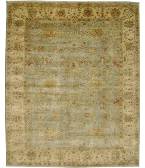 Exquisite Rugs Antique Weave Oushak Light Blue/Ivory 82371X16 1ft.X1ft.6in. Rect. Rug