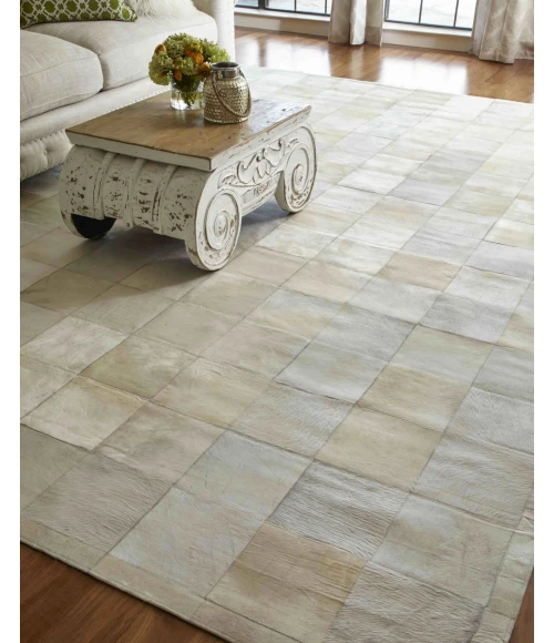 Exquisite Rugs Natural Hide White 8264116X146 11ft.6in.X14ft.6in. Rect. Rug