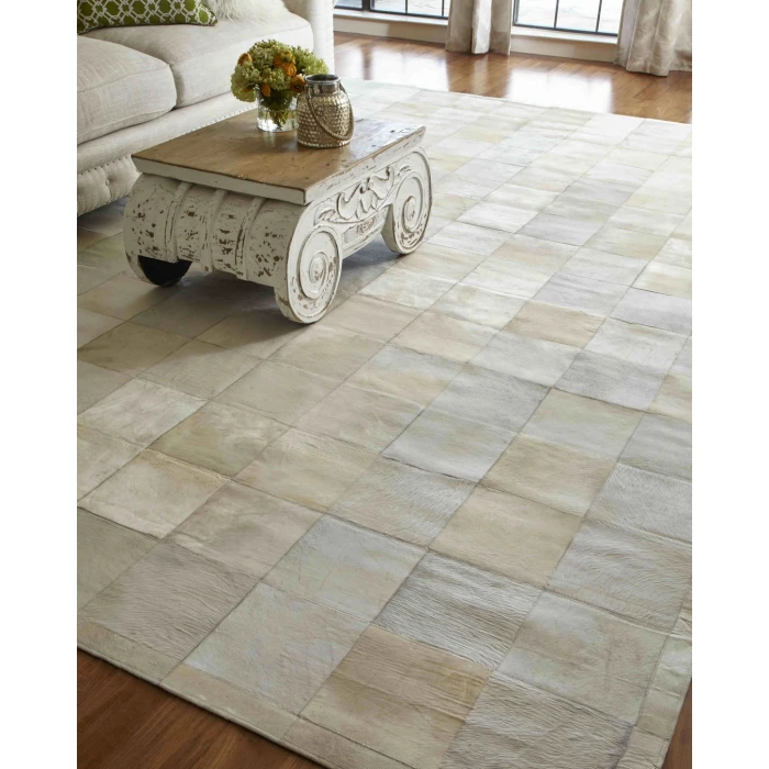 Exquisite Rugs Natural Hide White 8264136X176 13ft.6in.X17ft.6in. Rect. Rug