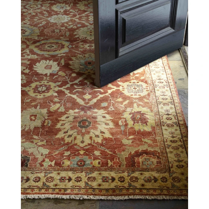 Exquisite Rugs Antique Weave Serapi Red/Ivory 83409X12 9ft.X12ft. Rect. Rug