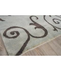 Exquisite Rugs Soho Blue/Chocolate 901012X15 12ft.X15ft. Rect. Rug