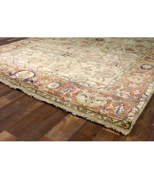 Exquisite Rugs Antique Weave Serapi Ivory/Rust 91606X9 6ft.X9ft. Rect. Rug