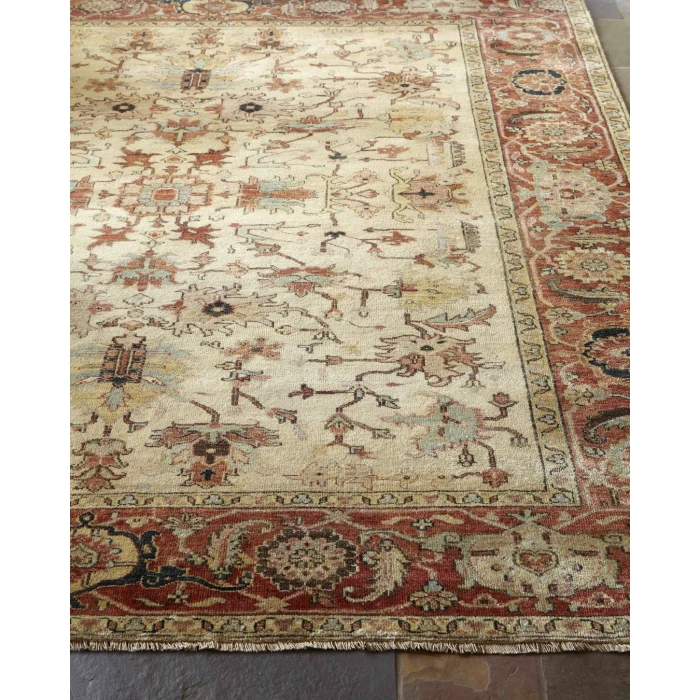 Exquisite Rugs Antique Weave Serapi Ivory/Rust 916010X14 10ft.X14ft. Rect. Rug