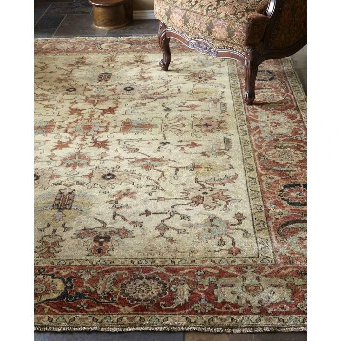 Exquisite Rugs Antique Weave Serapi Ivory/Rust 916010X14 10ft.X14ft. Rect. Rug