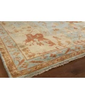 Exquisite Rugs Antique Weave Oushak Dark Blue/Beige 91616X9 6ft.X9ft. Rect. Rug