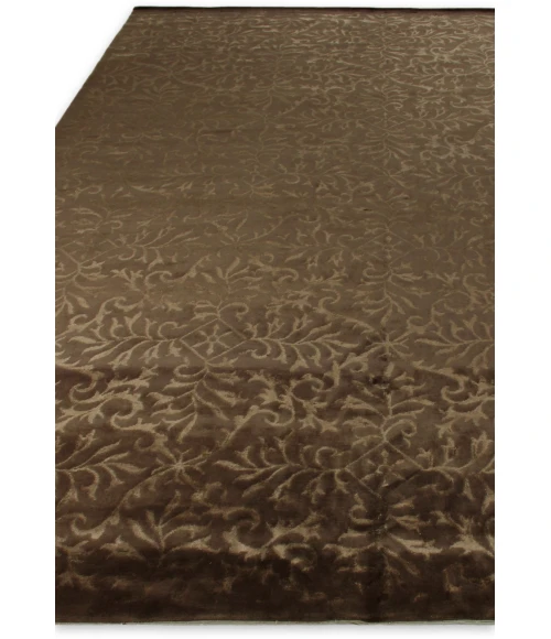 Exquisite Rugs Super Tibetan Light Chocolate 91849X12 9ft.X12ft. Rect. Rug