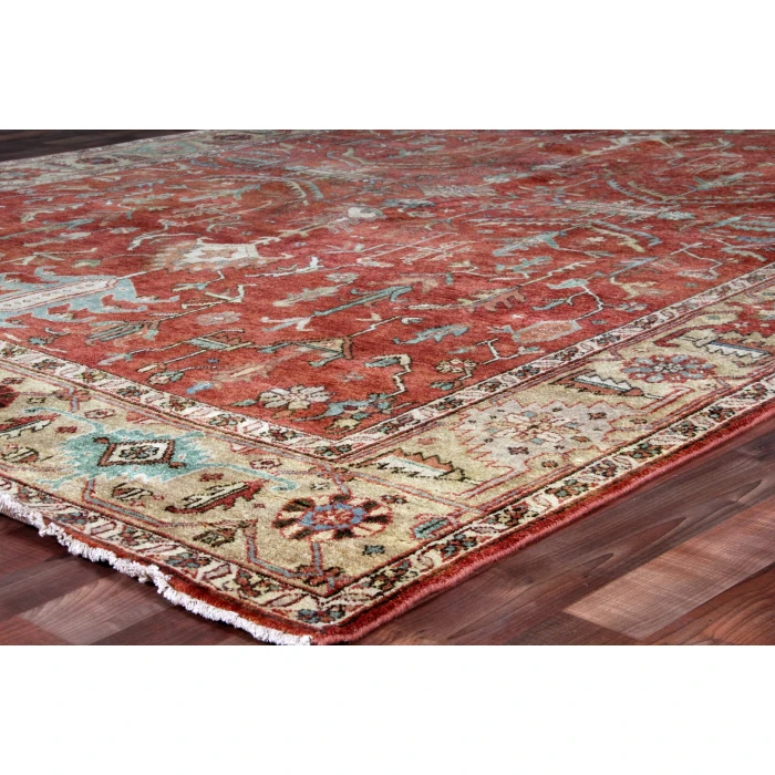 Exquisite Rugs Antique Weave Serapi Rust/Gold 91929X12 9ft.X12ft. Rect. Rug