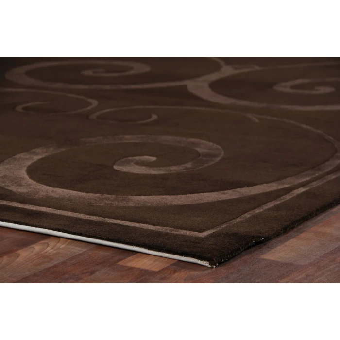 Exquisite Rugs Super Tibetan Dark Chocolate 92018X10 8ft.X10ft. Rect. Rug