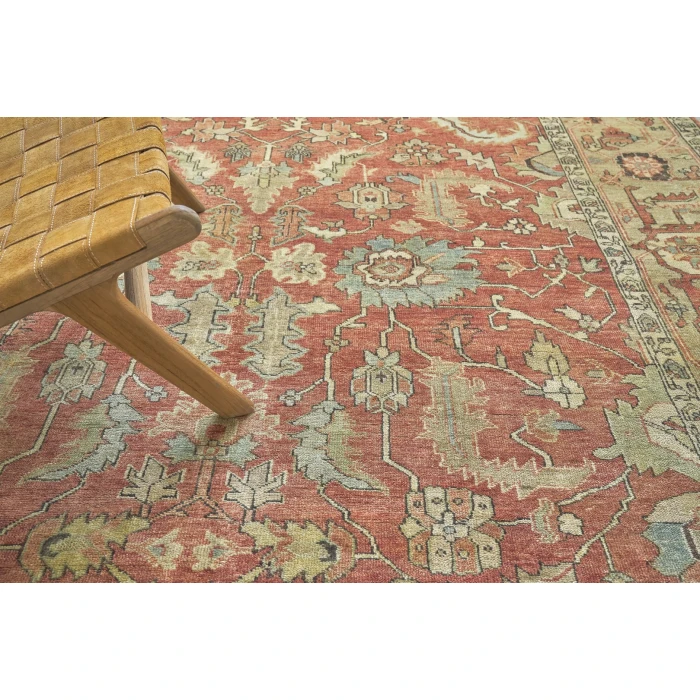 Exquisite Rugs Antique Weave Serapi Rust/Gold 92049X12 9ft.X12ft. Rect. Rug