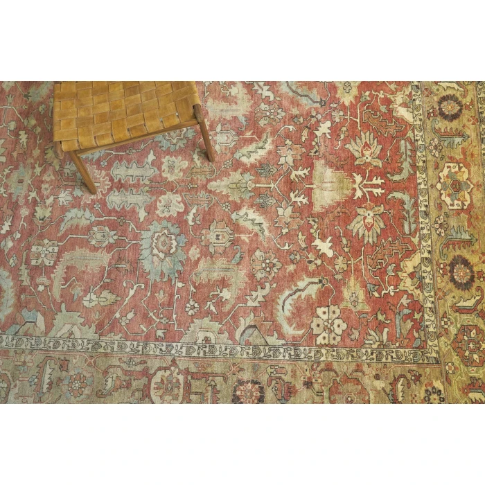 Exquisite Rugs Antique Weave Serapi Rust/Gold 92049X12 9ft.X12ft. Rect. Rug