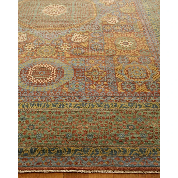 Exquisite Rugs Mamluk Rust/Green 920514X18 14ft.X18ft. Rect. Rug