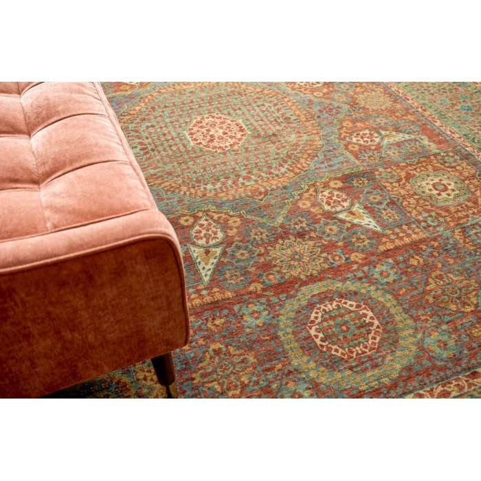 Exquisite Rugs Mamluk Rust/Green 920514X18 14ft.X18ft. Rect. Rug