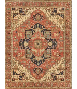 Exquisite Rugs Fine Serapi Rust/Ivory 92068X10 8ft.X10ft. Rect. Rug