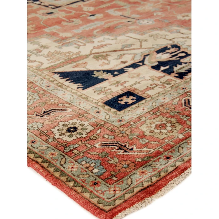 Exquisite Rugs Fine Serapi Rust/Ivory 92069X12 9ft.X12ft. Rect. Rug