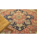 Exquisite Rugs Fine Serapi Rust/Ivory 92068X10 8ft.X10ft. Rect. Rug