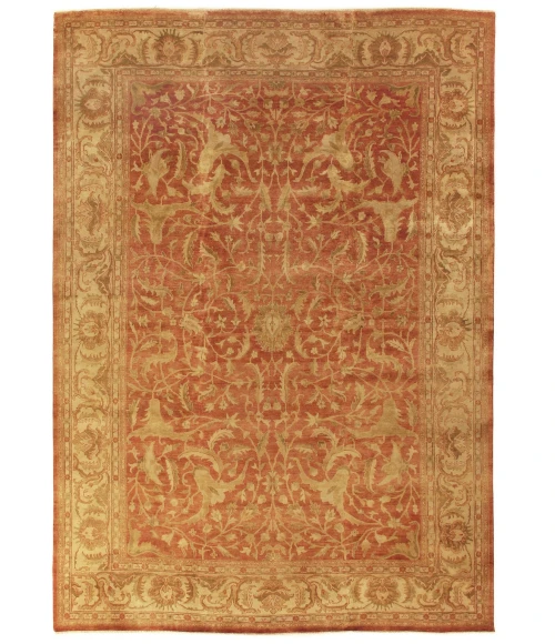 Exquisite Rugs Antique Weave Oushak Rust/Ivory 92108X10 8ft.X10ft. Rect. Rug