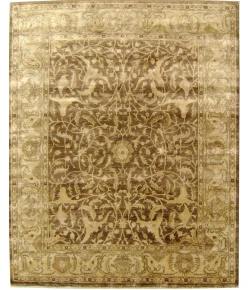 Exquisite Rugs Antique Weave Oushak Tobacco/Beige 92116X9 6ft.X9ft. Rect. Rug