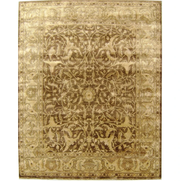 Exquisite Rugs Antique Weave Oushak Tobacco/Beige 92118X10 8ft.X10ft. Rect. Rug
