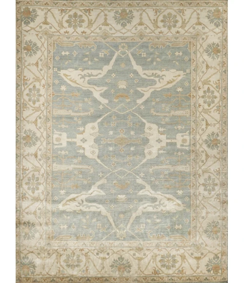 Exquisite Rugs Antique Weave Oushak Blue/Ivory 921410X14 10ft.X14ft. Rect. Rug
