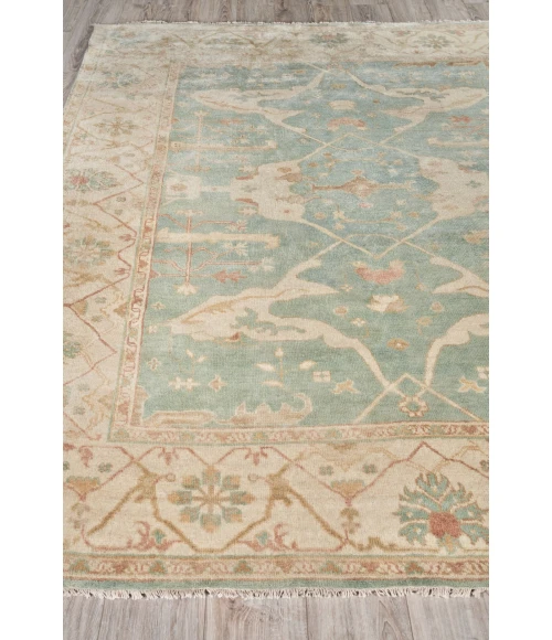 Exquisite Rugs Antique Weave Oushak Blue/Ivory 921410X14 10ft.X14ft. Rect. Rug