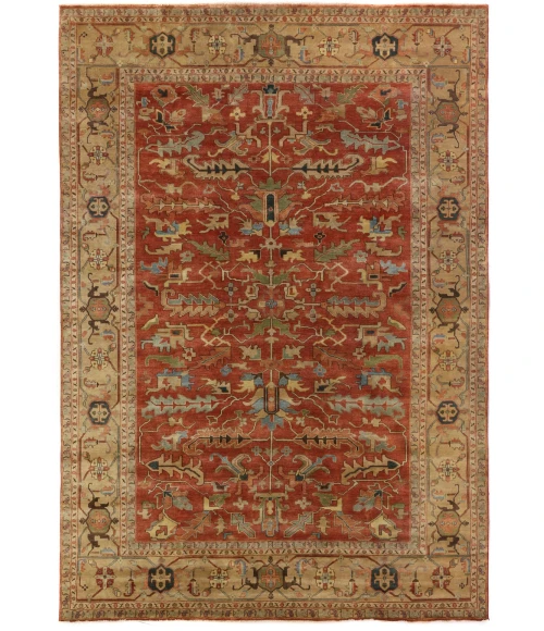 Exquisite Rugs Antique Weave Serapi Rust/Gold 922510X14 10ft.X14ft. Rect. Rug