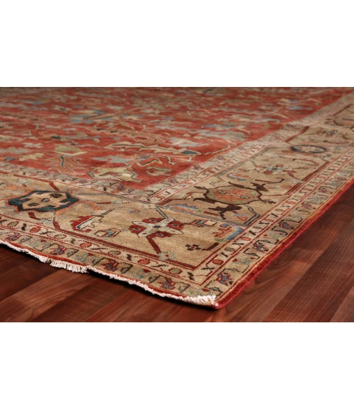 Exquisite Rugs Antique Weave Serapi Rust/Gold 922510X14 10ft.X14ft. Rect. Rug