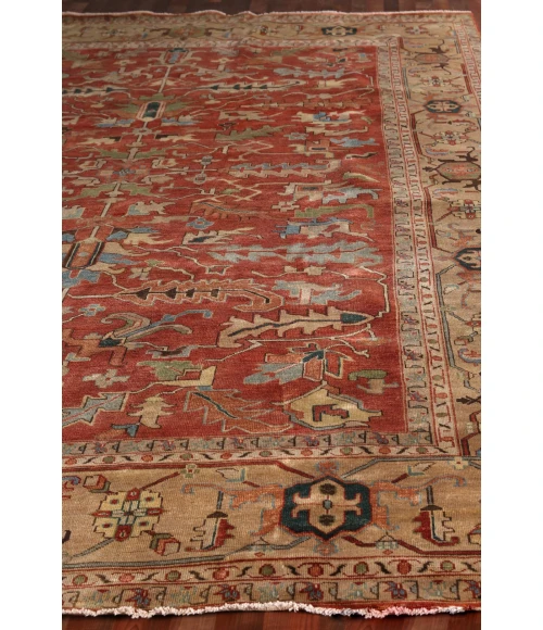 Exquisite Rugs Antique Weave Serapi Rust/Gold 922510X14 10ft.X14ft. Rect. Rug