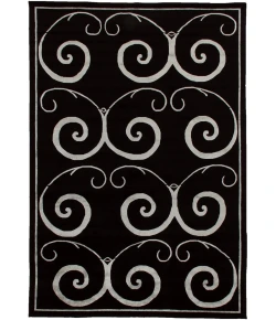 Exquisite Rugs Super Tibetan Black/Silver 932310X14 10ft.X14ft. Rect. Rug