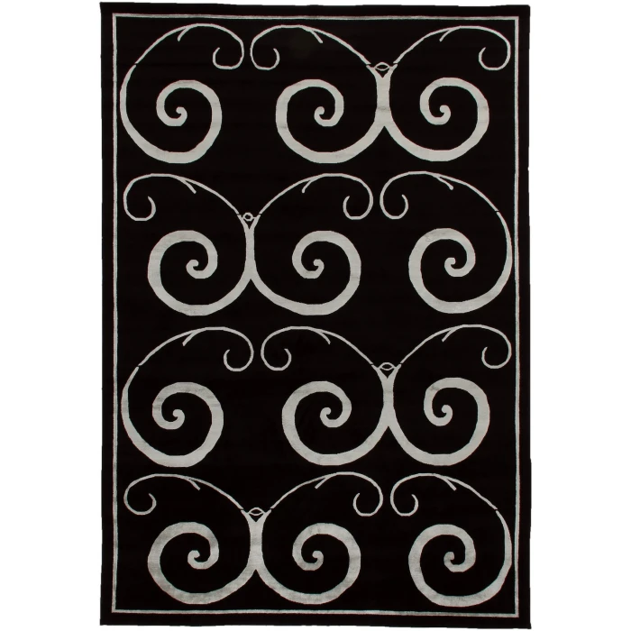 Exquisite Rugs Super Tibetan Black/Silver 932310X14 10ft.X14ft. Rect. Rug