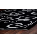 Exquisite Rugs Super Tibetan Black/Silver 932310X14 10ft.X14ft. Rect. Rug