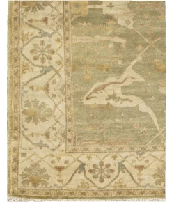 Exquisite Rugs Antique Weave Oushak Light Green/Ivory 932814X18 14ft.X18ft. Rect. Rug