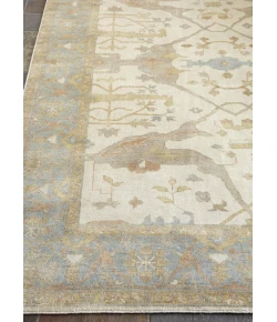 Exquisite Rugs Antique Weave Oushak Ivory/Blue 93299X12 9ft.X12ft. Rect. Rug