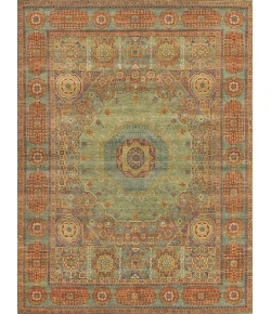 Exquisite Rugs Mamluk Green/Light Blue 940410X14 10ft.X14ft. Rect. Rug