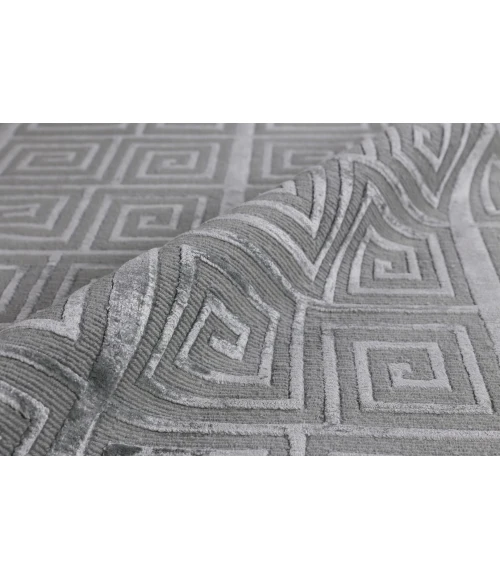 Exquisite Rugs Greek Key Light Blue 94205X8 5ft.X8ft. Rect. Rug
