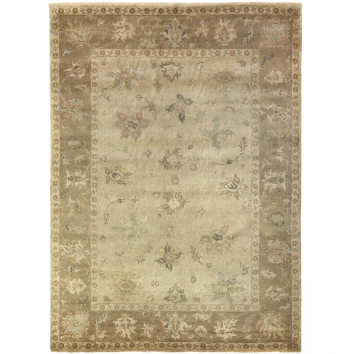Exquisite Rugs Antique Weave Oushak Ivory/Beige 949314X18 14ft.X18ft. Rect. Rug