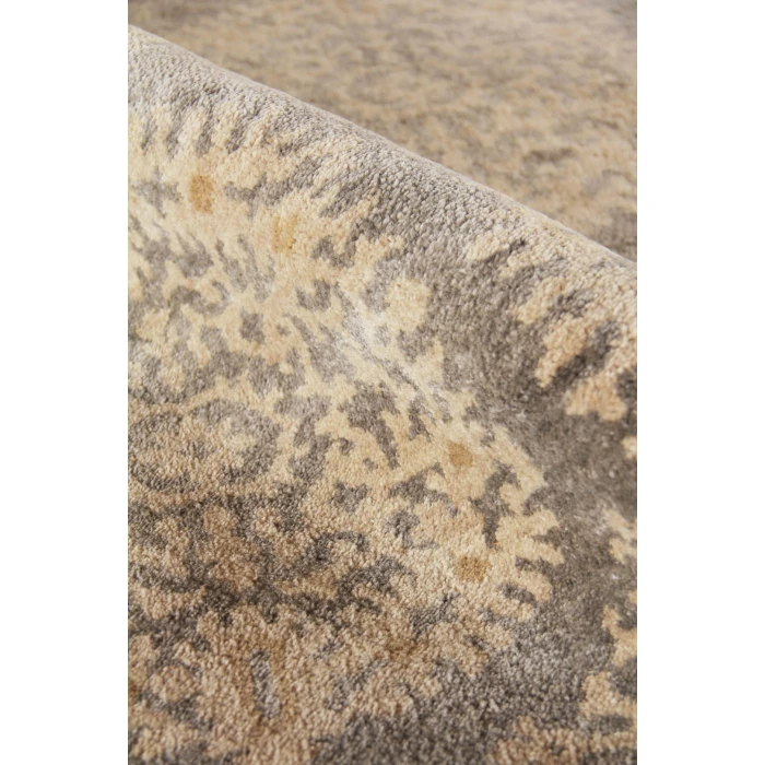 Exquisite Rugs Fine Wool Silver/Gray 94956X9 6ft.X9ft. Rect. Rug