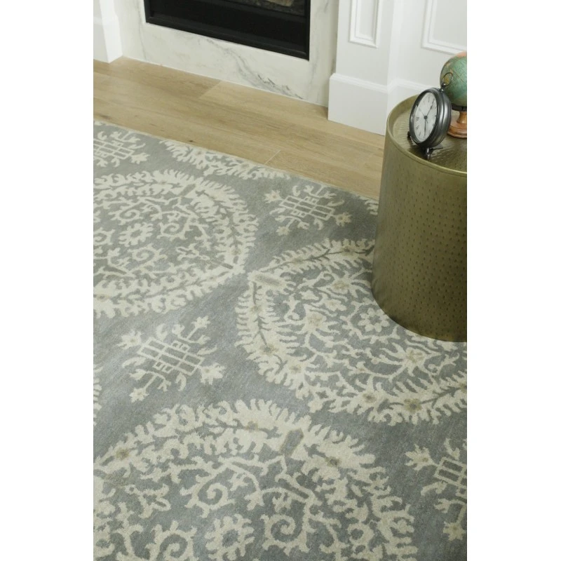 Exquisite Rugs Fine Wool Silver/Gray 949514X18 14ft.X18ft. Rect. Rug