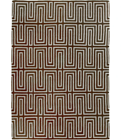 Exquisite Rugs Flatweave Brown 962496X136 9ft.6in.X13ft.6in. Rect. Rug