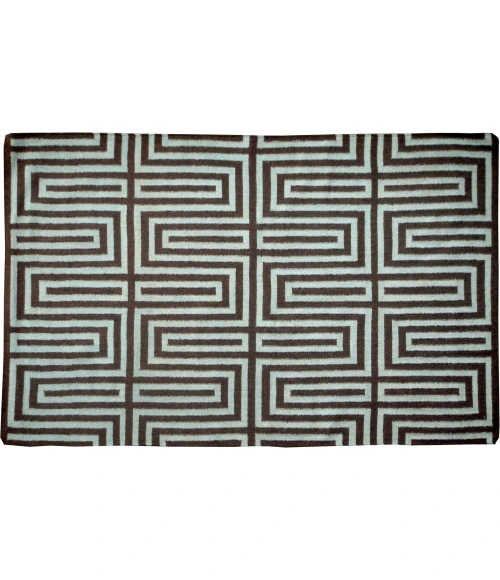 Exquisite Rugs Flatweave Brown 962496X136 9ft.6in.X13ft.6in. Rect. Rug