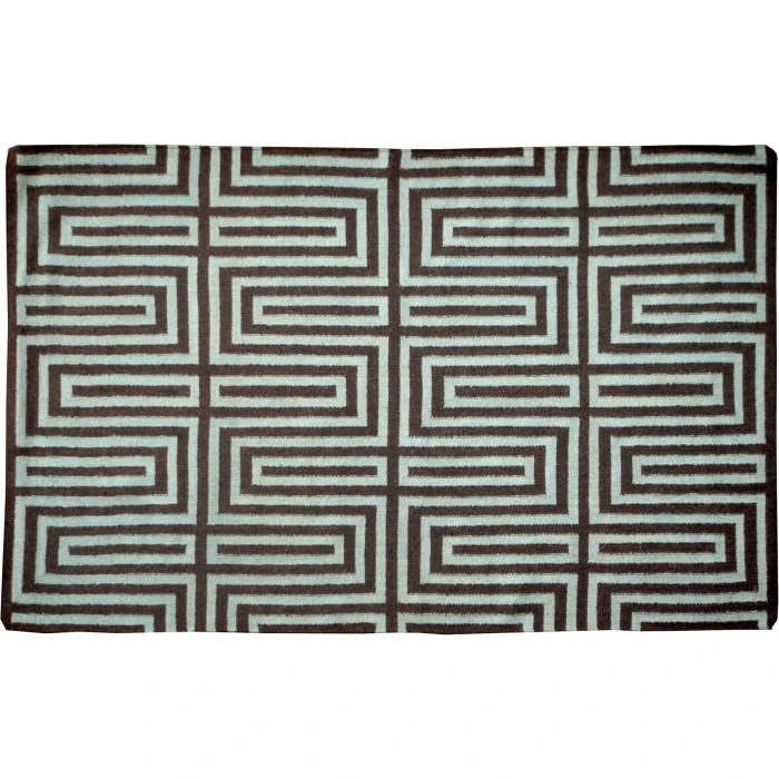 Exquisite Rugs Flatweave Brown 962496X136 9ft.6in.X13ft.6in. Rect. Rug
